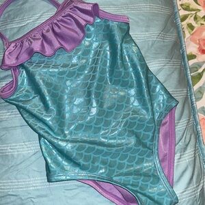 Toddler Girls Mermaid Bathing Suit and Skirt!